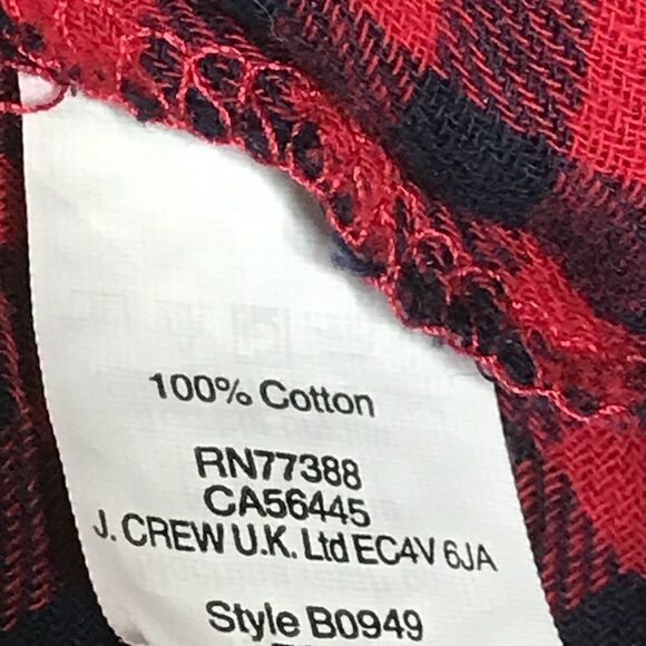 Madewell Sz XS Plaid Button Up Shirt - Picture 4 of 5